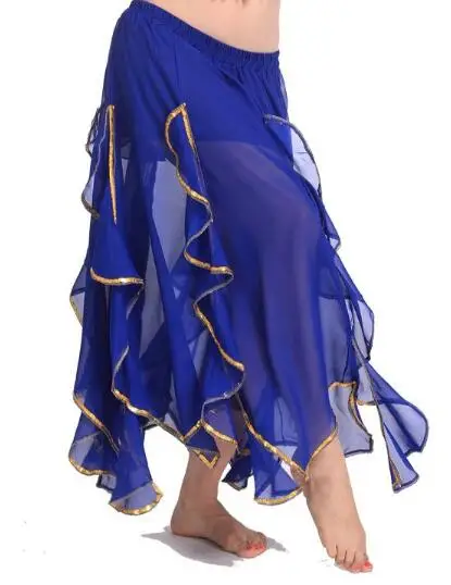 Дешевая юбка для танца живота шифоновая для женщин костюм для танца живота юбки цыганская одежда магазин - Цвет: as picture