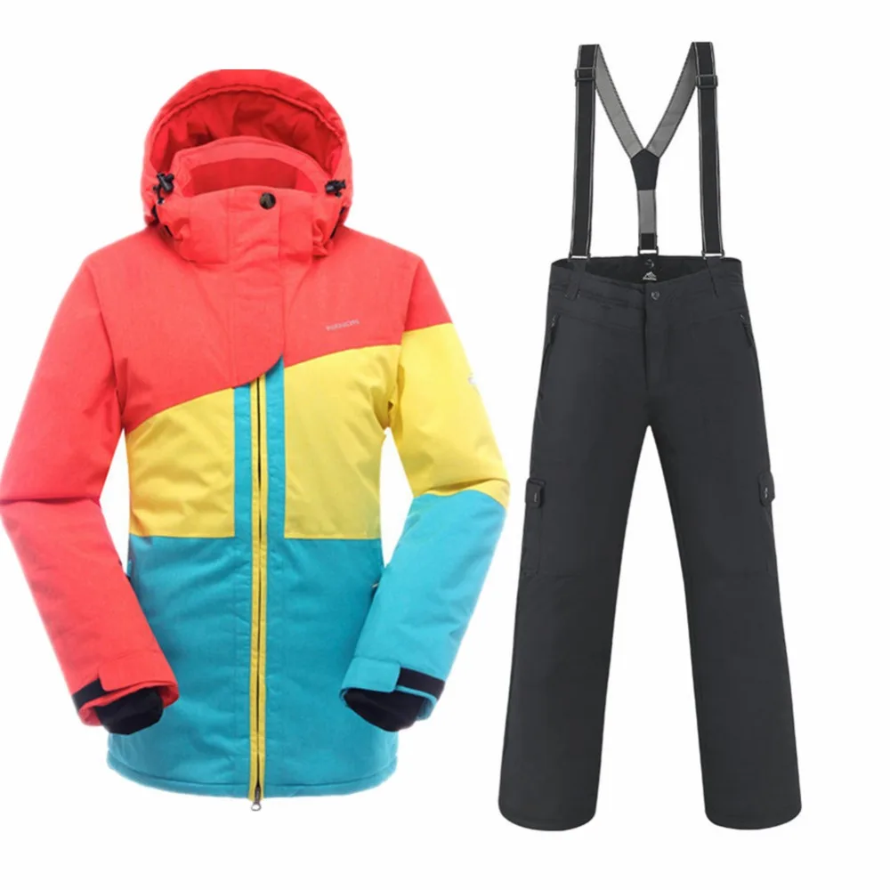 SAENSHING رخيصة بدلة تزلج النساء الشتاء سترة تزلج على الجليد الدعاوى للماء 10 K تنفس الثلوج في الهواء الطلق الجبلية التزلج مجموعة