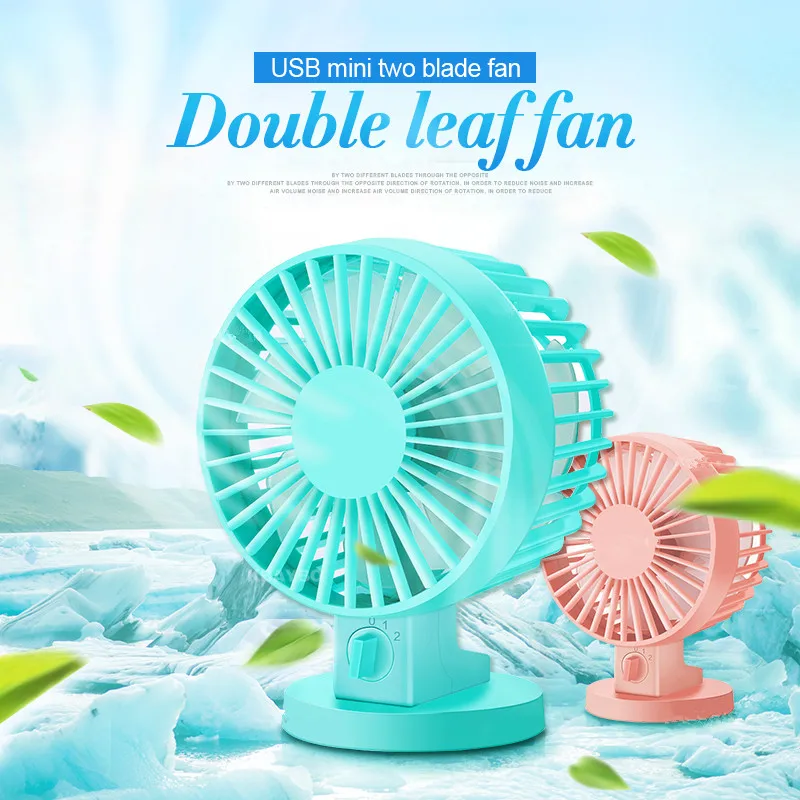 Hot Mini Usb Desk Fans Office Mini Handhold Fan Silent Desktop Fan