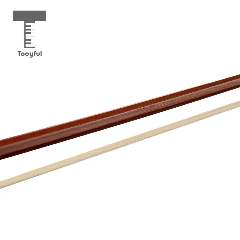 Viola Bow Brazilwood Stick Natural Horse Hair String Ebony Frog Good Sound