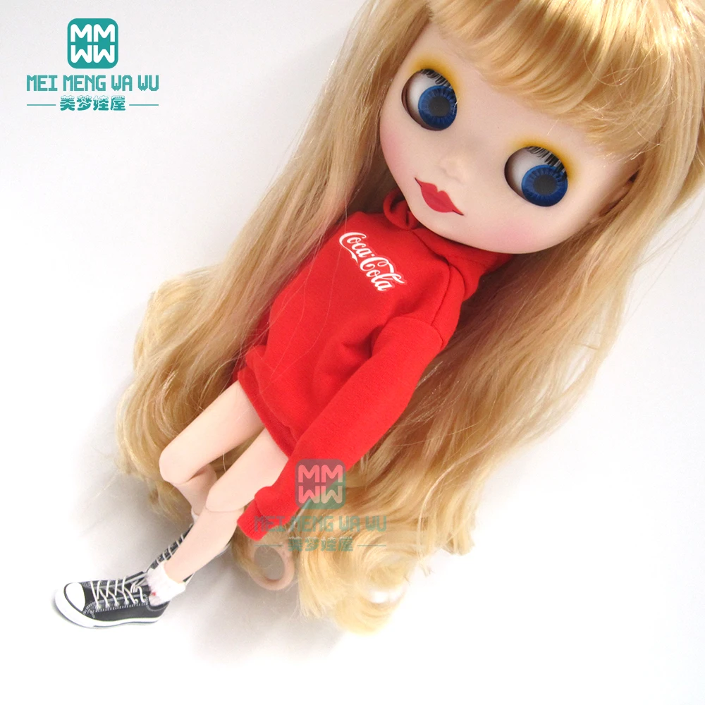 

1PCS Blyth clothes fashion hooded sweatshirt, socks for Blyth Azone 1/6 doll accessories