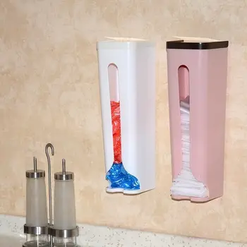 

Creative Plastic Storage Box Wall Hanging Garbage Bag Organizer Kitchen Debris Finishing Holder Collection Container Home