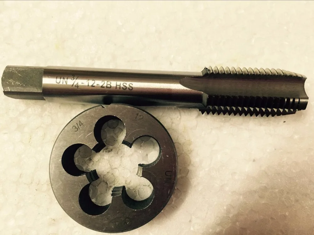 1 SetHSS правая ручка и резьбовой кран 3/4 " 10UNC 12UN 14UNS 16UNF 18UNS 20UNEF 24UNS 27UNS 28UN 32UN 36UN|tap