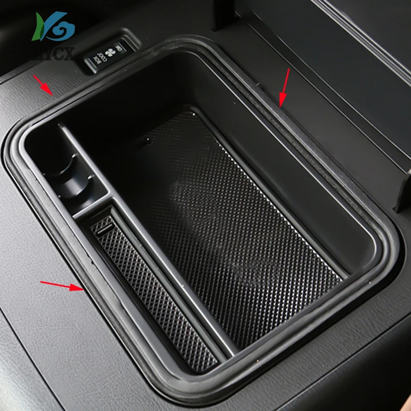 

Center Console Armrest Storage Box For Nissan Patrol Y62 Armada Infiniti QX80 Container Bin Glove Tray Car Organizer Holder