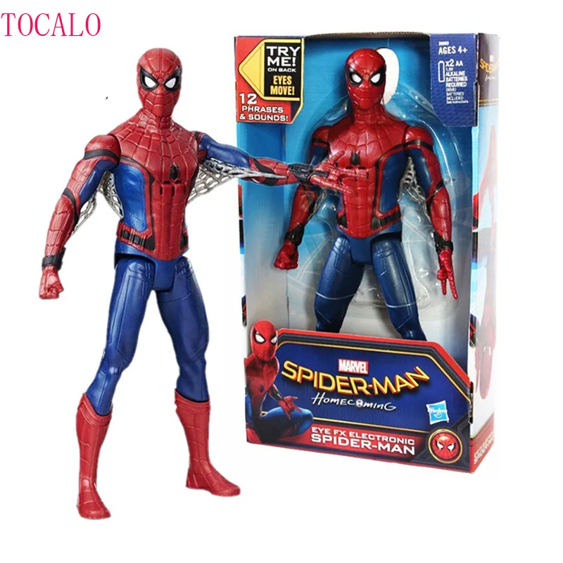 29cm The Amazing Spiderman Voice Spiderman Action Figure Decoration