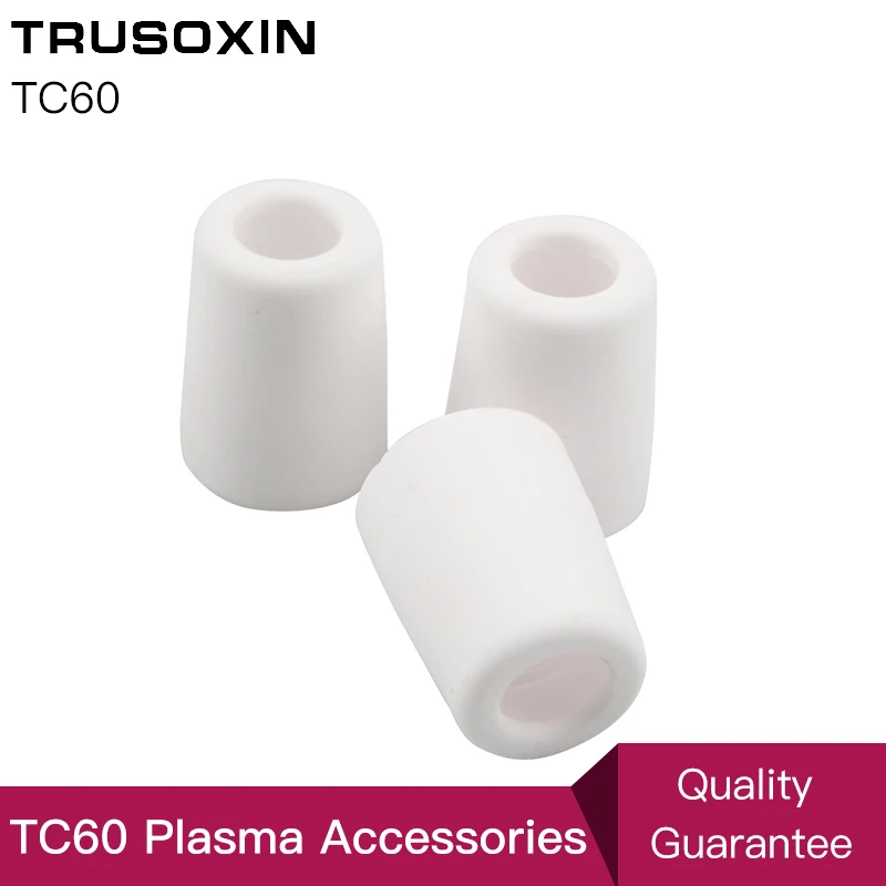 

20 pcs TC60 Torch Consumables Cutting Porcelain Shiled Cups for CUT40 CUT30 CUT50 Inverter Plasma Cutter