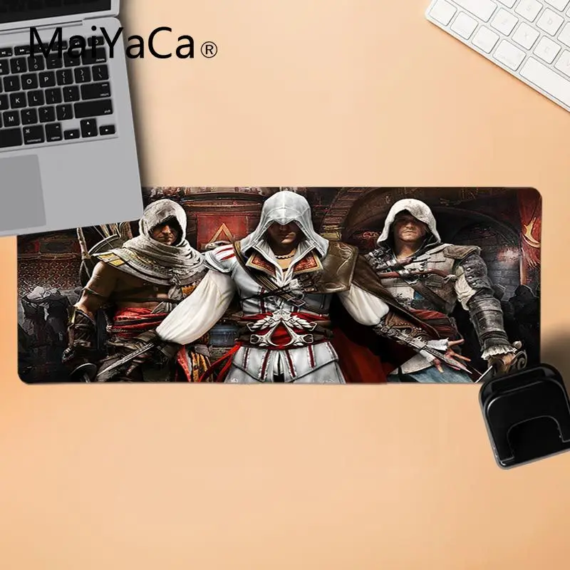 MaiYaCa Assassin's Creed IV черный флаг заказной игровой коврик для мыши для ноутбука игровой коврик для мыши - Цвет: LockEdge 30x80cm