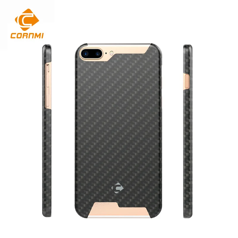 100% Real Carbon Fiber Cover For iPhone 7 7 Plus 6 6S 6 Plus 6s Plus Case Cover Ultra Thin Polishing Matte Back Cover CORNMI