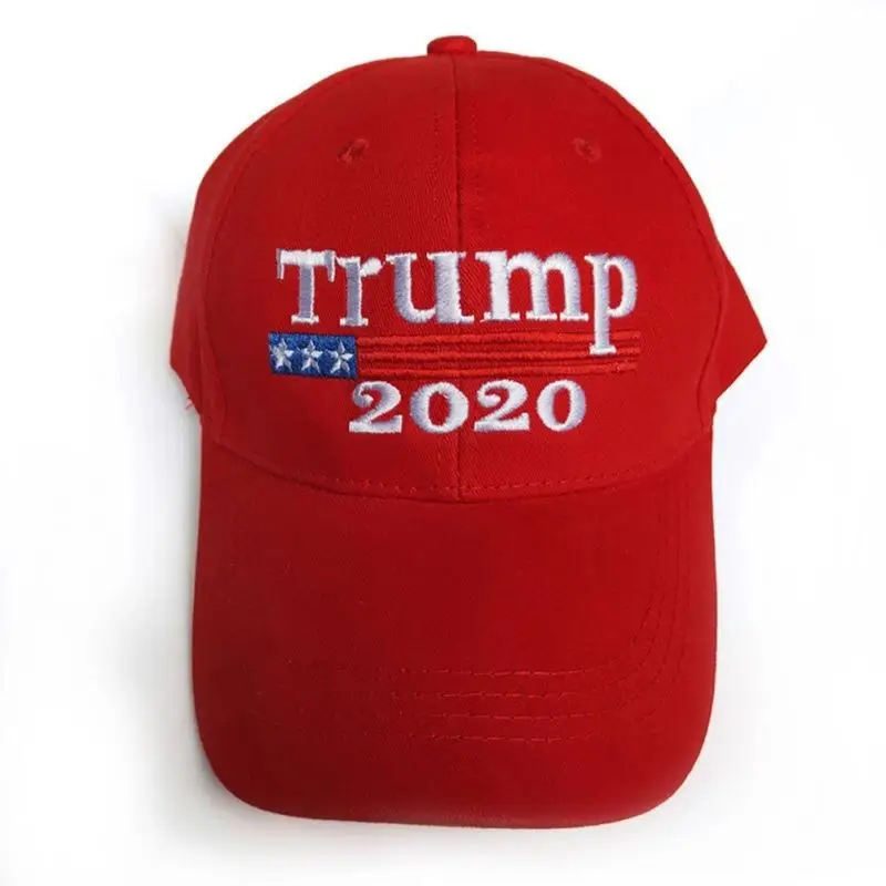 

Spring and summer explosion embroidery visors casual unisex cap American characteristics hat make america great again