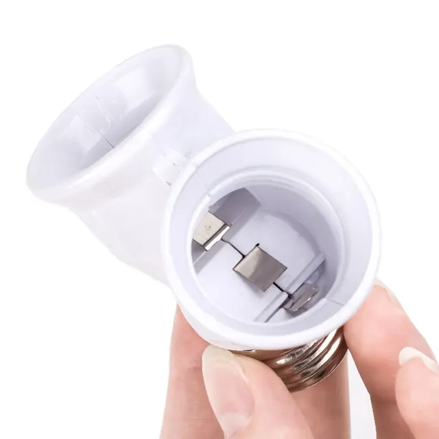 Socket Base Extender E27 to Double E27 Splitter Plug Light Lamp Bulb