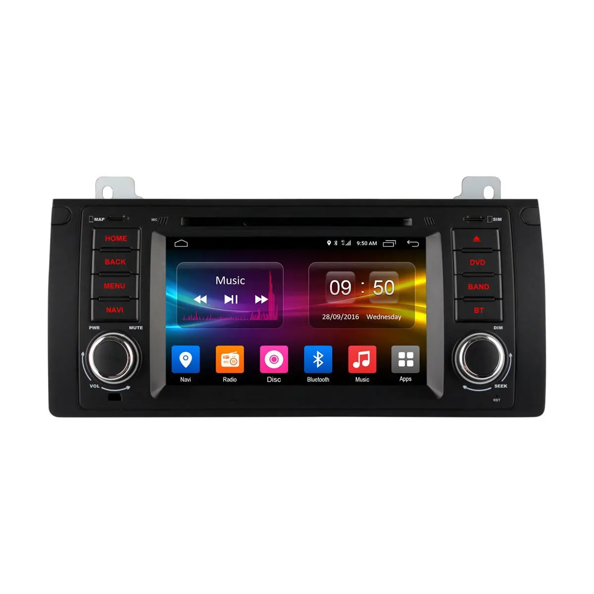 Top Ownice 4G SIM LTE Android 6.0 Octa Core 32G ROM In Dash Car DVD Player For BMW E39 X5 M5 E38 E53 With Wifi GPS Navi Radio FM 2