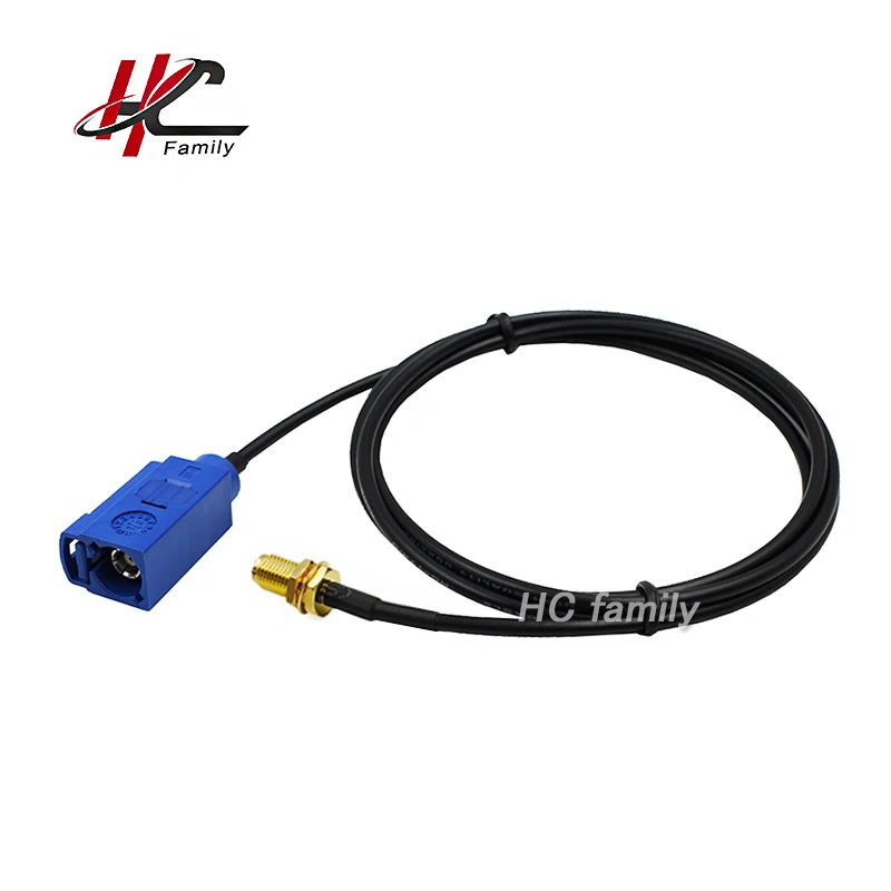 Новый Синий Удлинительный Кабель gps Fakra C jack к SMA female RG174 1 5 m 59 дюймов | Обустройство