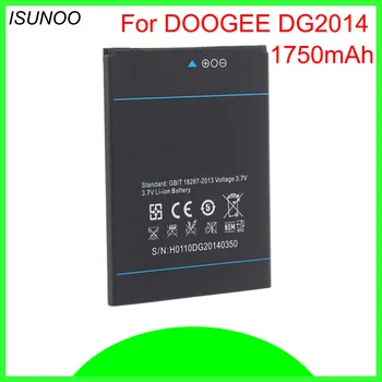 

ISUNOO 10pcs/lot battery replacement for DOOGEE Turbo DG2014 smartphone 1750mAh