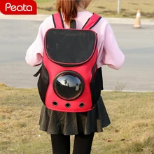 Переноска собака кошка космическая капсула в форме животных дорожная переноска дышащий рюкзак на плечо внешняя дорожная Портативная сумка; товары для домашних животных Y