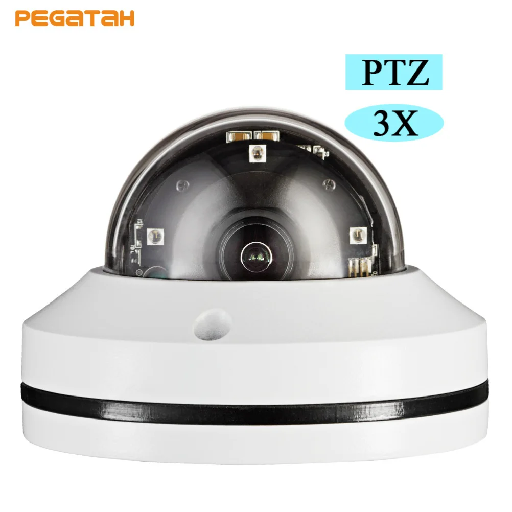 

1080P 3X IP PTZ Camera Auto Focus Zoom CCTV Camera MINI Speed Dome Camera 20m IR IP Camera PTZ with OSD menu