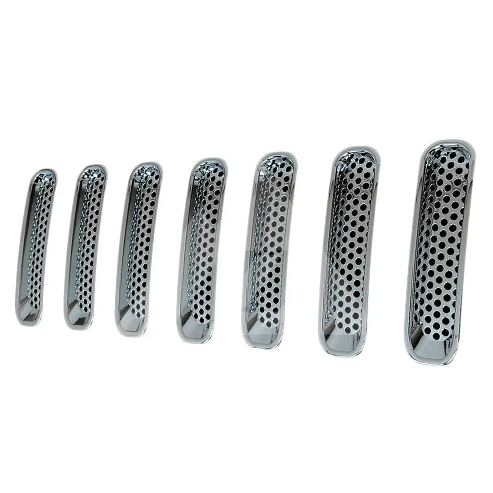 for 2007 2008 2009 2010 2011 2012 2013 Jeep Wrangler Chrome ABS Round Hole Packaged Grille