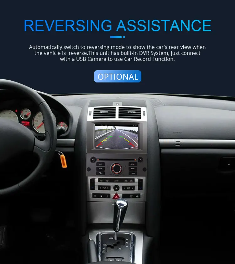 Flash Deal LJHANG IPS Android 9.0 Car DVD Player For Peugeot 407 2004-2010 GPS Navi Multimedia Autoaudio Stereo Car Radio Bluetooth WIFI BT 11