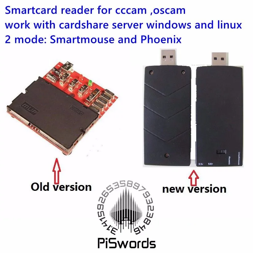 

satellite smart card reader for cccam oscam card share Smartmouse Phoenix smartCard Programmer/Reader 8 Crystal