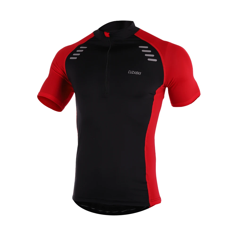 Cuzaekii мужская летняя футболка для велоспорта с коротким рукавом, футболка для гонок, MTB, шоссейного велосипеда, велосипедная спортивная одежда, толстовка