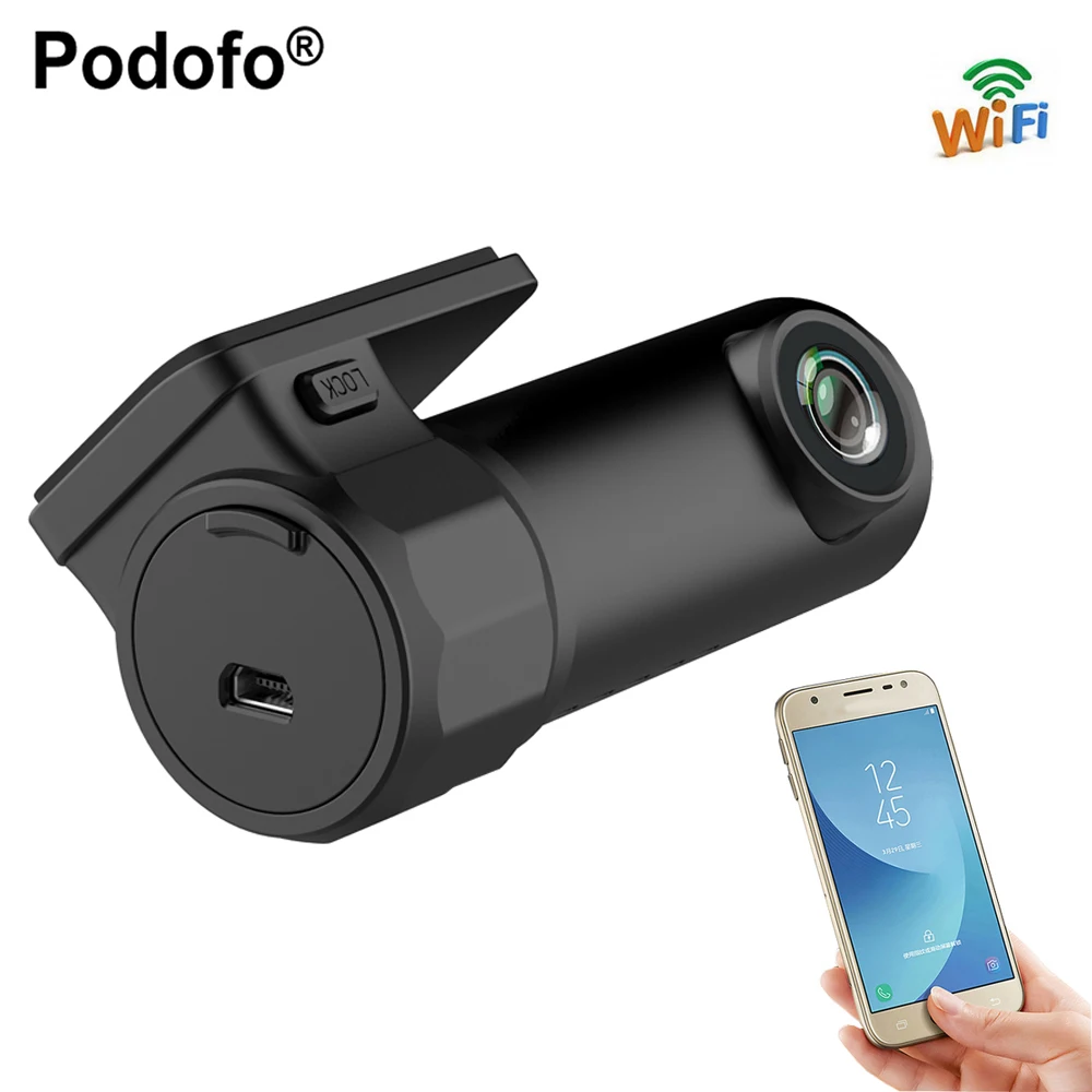Podofo Dash Cam Mini WIFI Car DVR font b Camera b font Digital Registrar Video Recorder