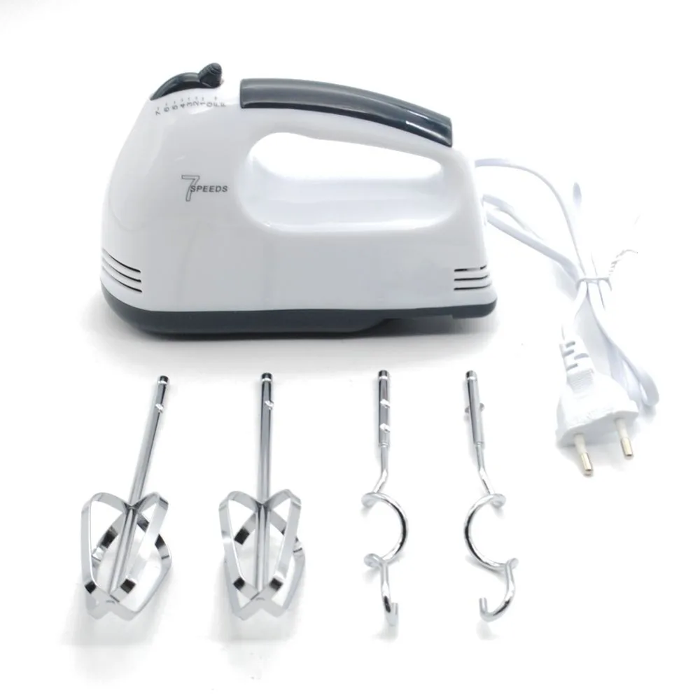 EU Plug 180W egg beater Electric mixer with egg white separator branch with2 powder bar