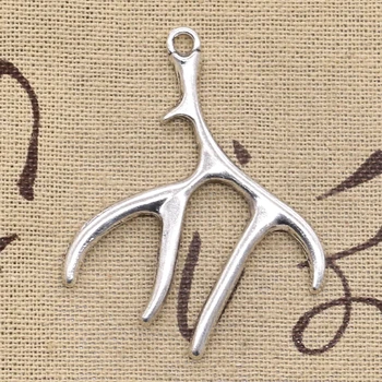 

4pcs Charms Antler Deer 51x40mm Antique Tibetan Bronze Pendant Findings Accessories DIY Vintage Choker Handmade Jewelry