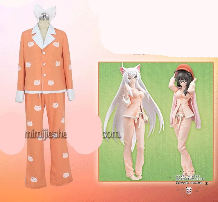 

Косплей Hanekawa Tsubasa Хэллоуин Everydajamasay одежда 11