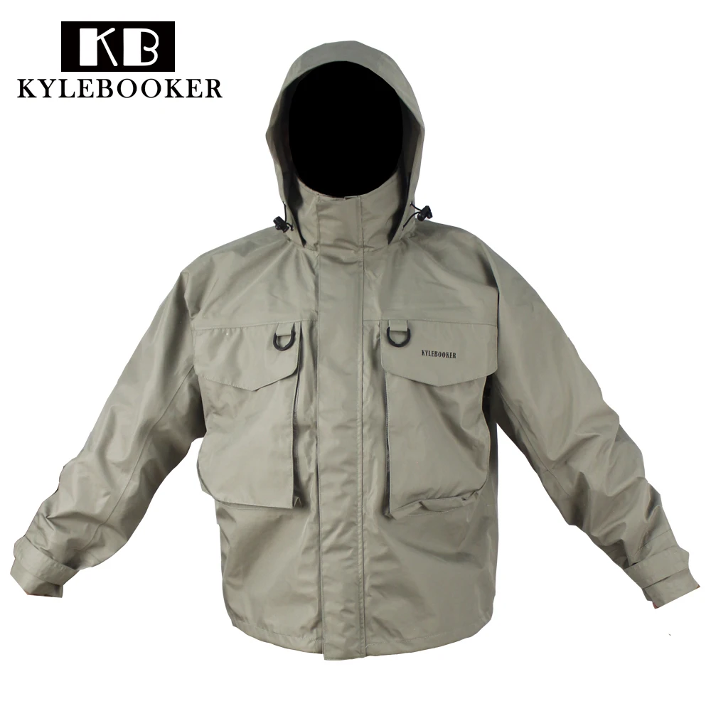 New Men's Fly Fishing Wading Jacket Breathable Waterproof Fishing