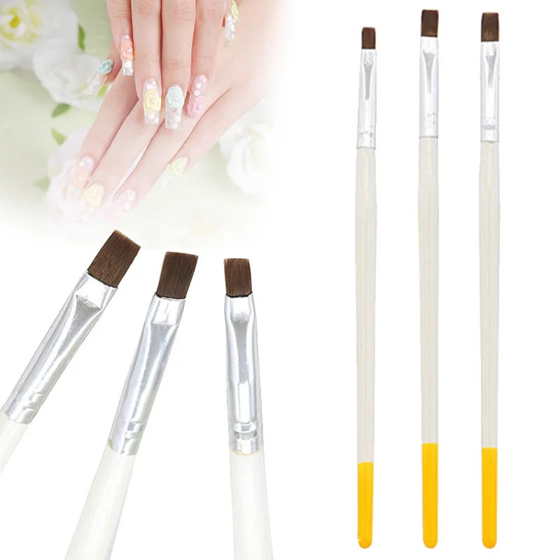 Buy Mayitr 3Pcs Acrylic Nail Art Brush UV Gel Pen
