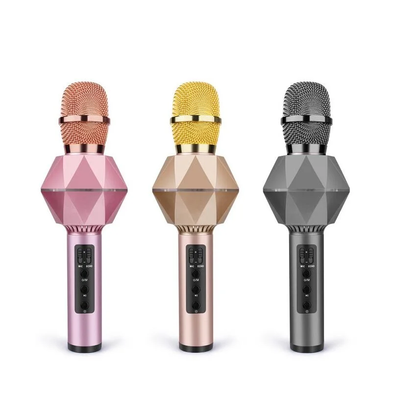 

Deekite Bluetooth Karaoke Microphone, Portable Wireless Microphone Handheld KTV Player Voice Changer with Rechargeable Battery