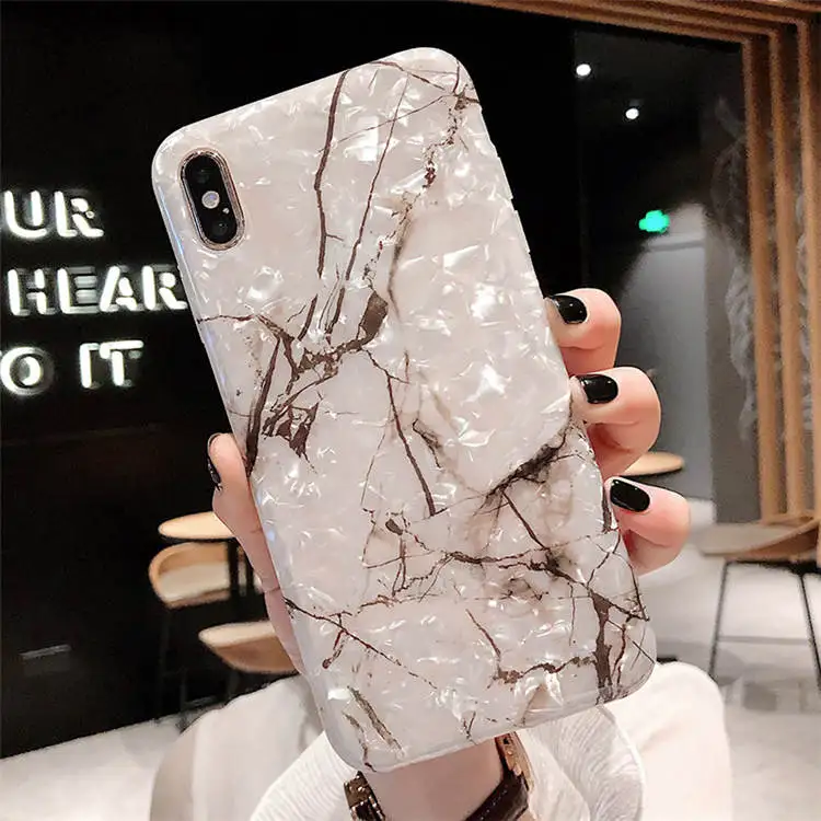 Чехол для Телефона iphone 7 XS MAXCase мягкая задняя крышка из ТПУ 6 S 8 Plus мраморный чехол i