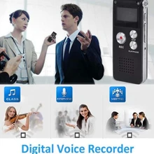 Portable USB Digital Voice Recorder 8G VOR Function Audio Dictaphone Gravador MP3 Player Privat Records Pen Recorder Espiao DVR