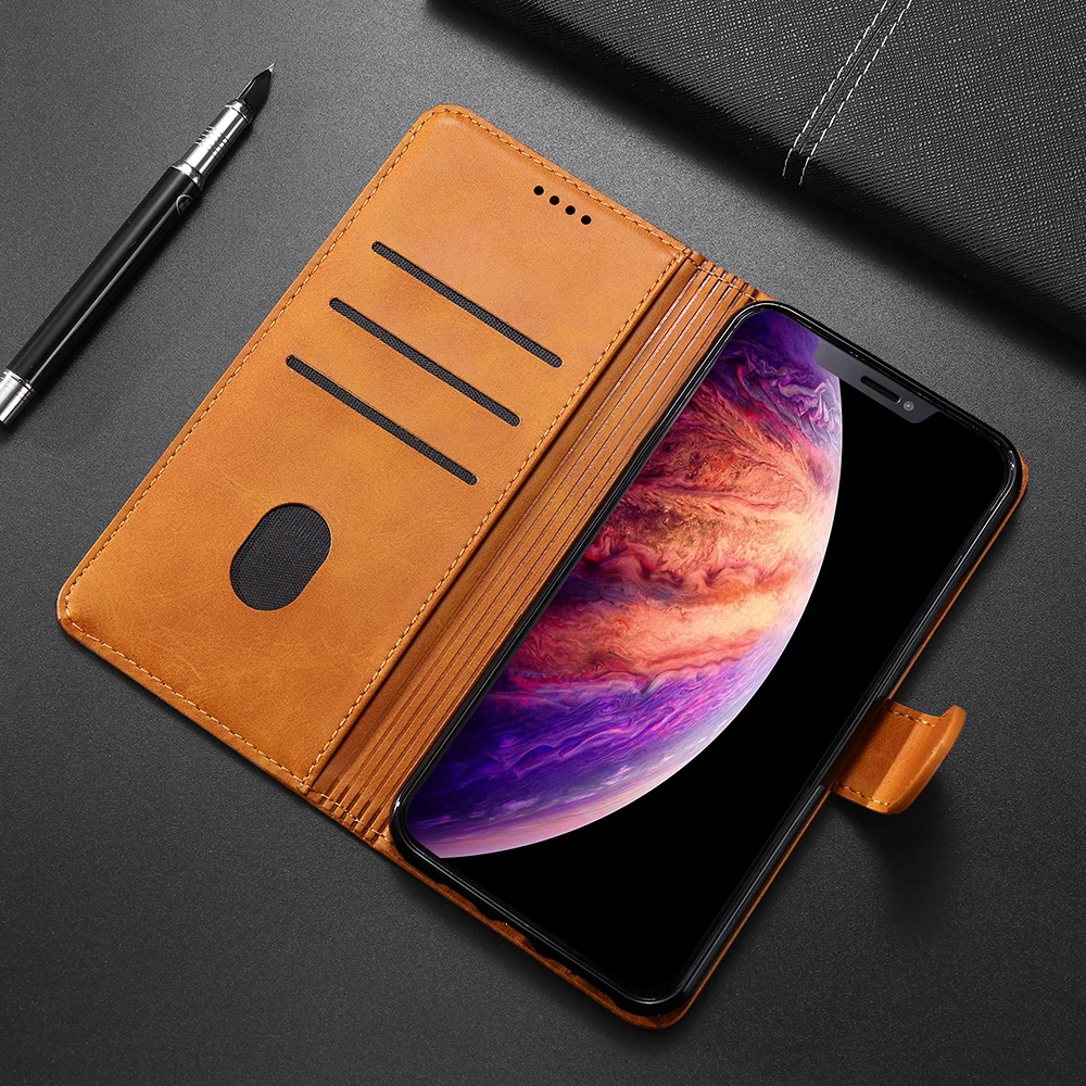 : SRHE флип чехол для Asus ZenFone Max Plus M1 ZB570TL кожаный силиконовый с магнитом бумажник X018D