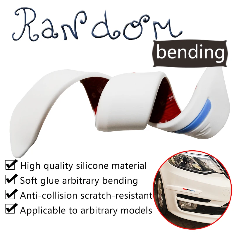 

Car Anti-collision Strip Bumper Protector Car Crash Bar Anti-rub Bar Retail Bumper Crash Styling Moulding