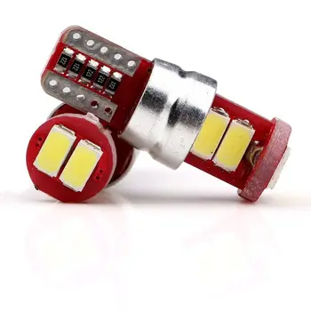 

10Pcs High Power 360 degree Car Led T10 194 W5W Canbus 6smd 5630 LED Light Bulb No Error Led Parking T10 LED Car Side Light