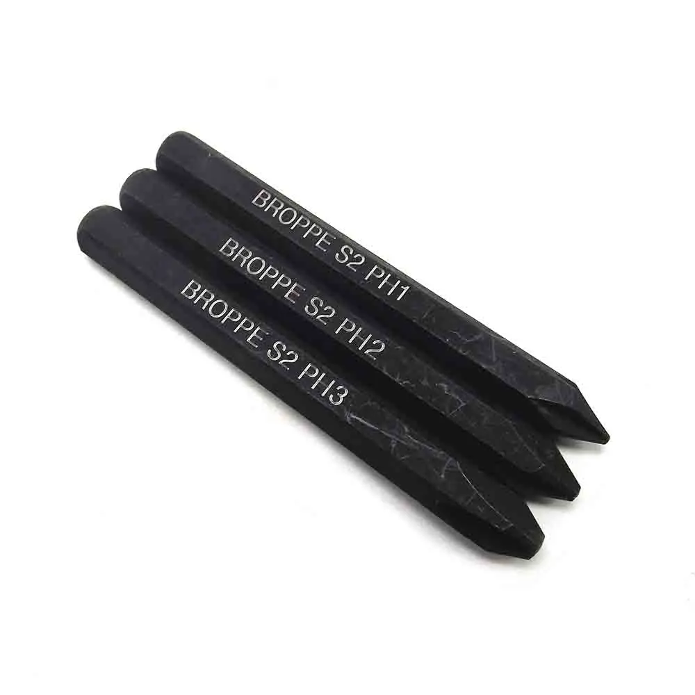 

3pcs Screwdriver Bit Set For Heavy Duty Impact Driver Set Screwdriver Bits 8mm Hex Shank Cross Phillips Electric Magnetic