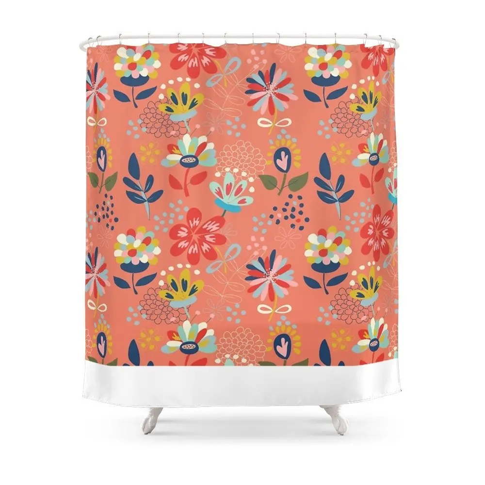 Wild Flowers Shower Curtainin Shower Curtains from Home & Garden on