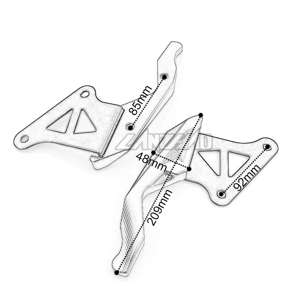 CNC Алюминий мотоцикл задний захват пассажирских ручка ручной держатель Поддержка для Honda MSX125 MSX125SF 2013