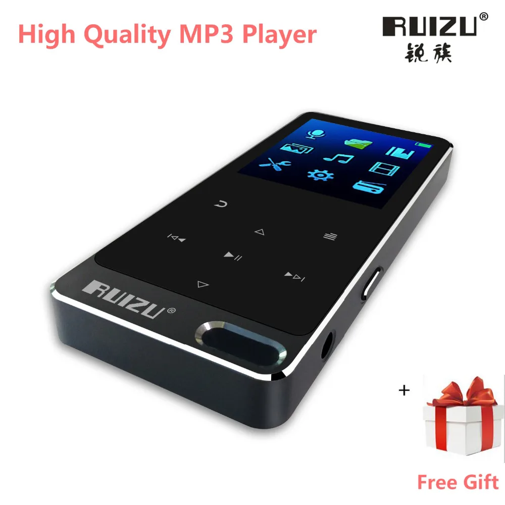 Original RUIZU X19/X05S All Metal Touch Screen HIFI MP3 Player Built-in Speaker 8GB High Quality Lossless Sound Player with FM