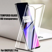 GYKZ curved surface Tempered glass For ONEPLUS 7 PRO Anti Blu-ray Explosion-proof Screen Protective Glass Film For ONEPLUS 7 PRO