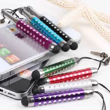 Емкостный выдвижной стилус-ручка для всех серий iPhone Galaxy с бриллиантом 300 шт