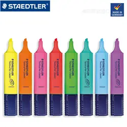 Подлинные хайлайтеры Staedtler Textsurfer классические хайлайтеры для обучения офисные заметки ручка косой кончик флуоресцентный маркер