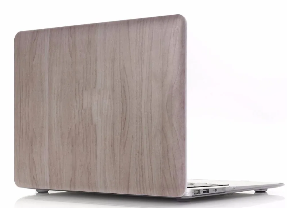 Чехол с деревянным лицевым покрытием для MacBook Air Pro Retina 11 12 13 15 чехол ноутбука