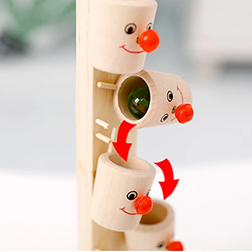 Clown marbles counters Kids fun games baby ball interactive toy for children's wooden educational toys