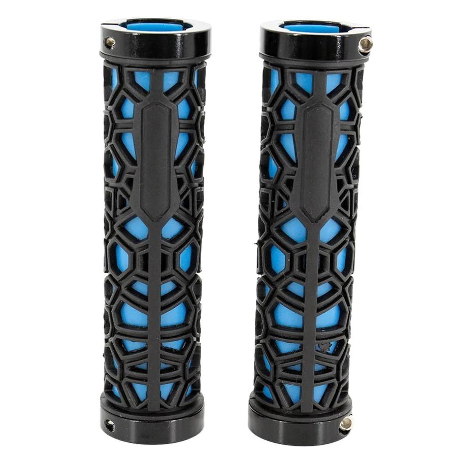 Buy Bicycle Lock on Comfort Rubber Handle Grips Bike Handlebar Grips(Black and