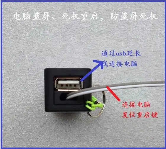 Computer Anti blue screen / crash watchdog, computer blue screen, automatic restart controller, blue screen crash, restart