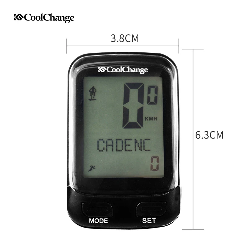 CoolChange Wireless Bike Computer 24 Waterproof Multifunction Bicycle Odometer Cycling Speedometer Stopwatch LCD Blue Backlight CoolChange Wireless Bike Computer 24 Waterproof Multifunction Bicycle Odometer Cycling Speedometer Stopwatch LCD Blue Backlight