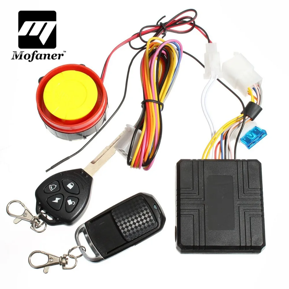

12v Universal Motorcycle Motorbike Scooter Compact Security Alarm System Remote Control Engine Start for Suzuki /Honda /Yamaha