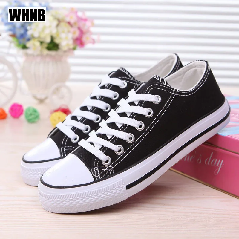 

Vulcanized Shoes Couple New Sports Casual Flat Shoes Non-slip Wear-resistant Breathable Student Canvas Shoes Zapatillas Mujer