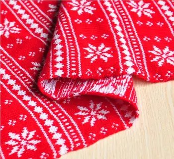 

100cm*160cm Snowflake Knitted Sweater Woolen Cloth Autumn and winter blouse Bottom Shirt Skirted Apparel Fabric